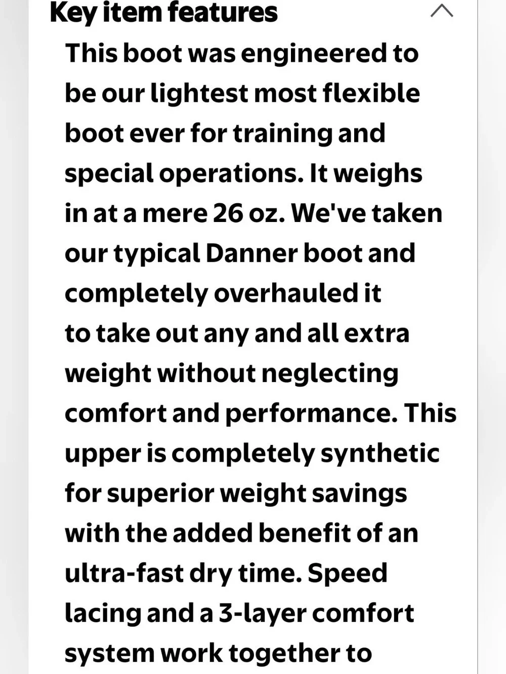 Danner 50122 Black 5.5 Tachyon 8